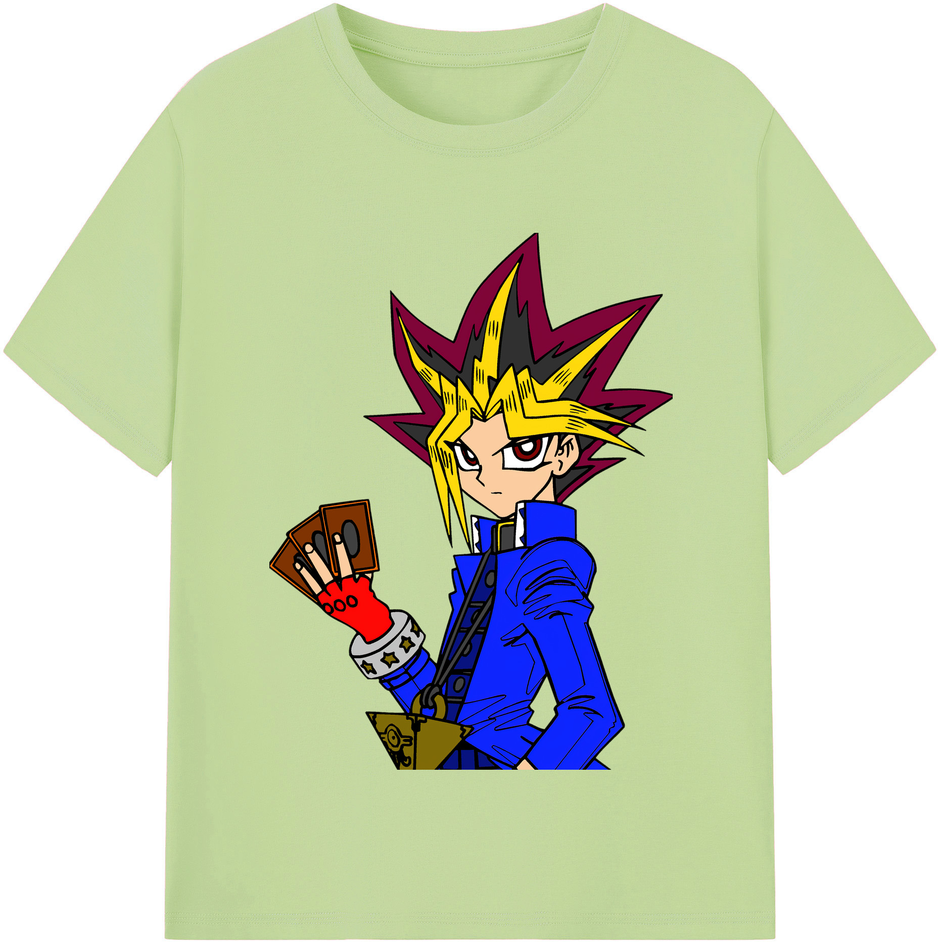 （画像用） 遊☆戯☆王 Yu-Gi-Oh! 綿100％半袖Tシャツ（フロントプリント）